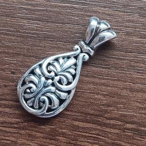 925 Sterling Silver Tear Drop Pendant